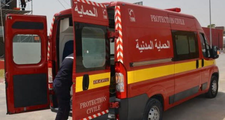 قرمبالية: حادث مرور بين شاحنة وسيارة سياحية يسفر عن جرحى وخسائر مادية