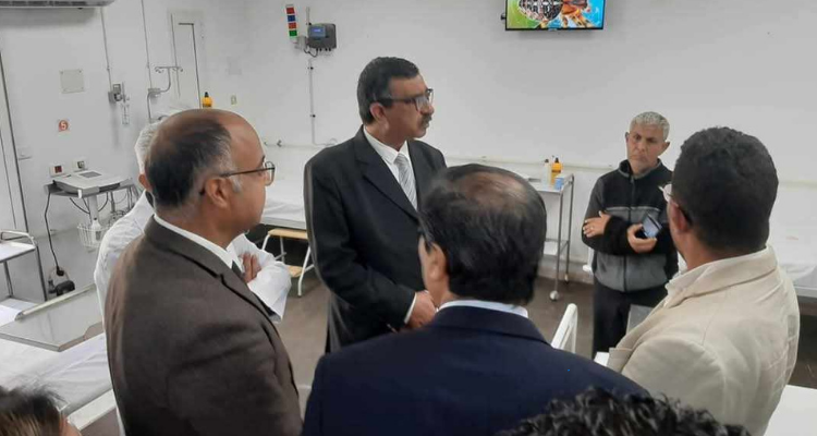 والي قفصة يشرف على افتتاح مركز تصفية الدم بمستشفى المظيلة