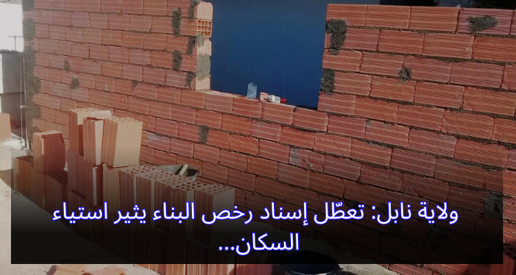 ولاية نابل: تعطّل إسناد رخص البناء يثير استياء السكان