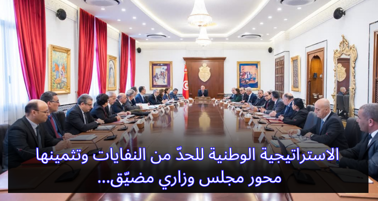 الاستراتيجية الوطنية للحدّ من النفايات وتثمينها محور مجلس وزاري مضيّق