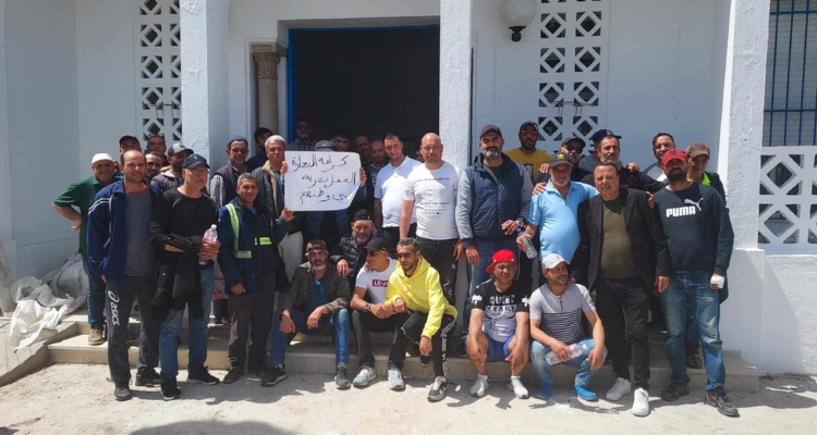 بنزرت: وقفة احتجاجية للبحارة للمطالبة بتسوية وضعياتهم والتنديد بحادثة جرزونة