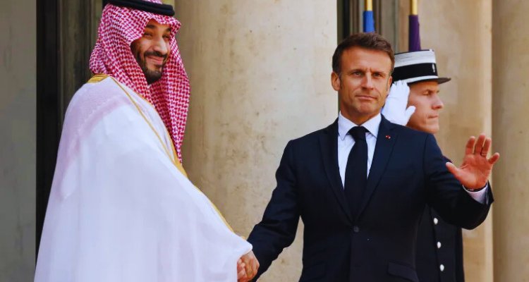 ماكرون وولي العهد السعودي يترأسان مؤتمر حل الدولتين في نيويورك