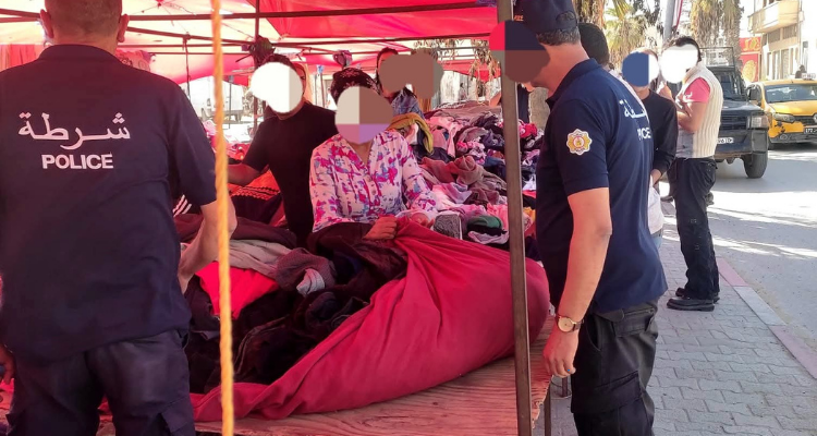 نابل: حملة مشتركة تُزيل 12 نقطة انتصاب فوضوي… واستحسان واسع من الأهالي والمارّة