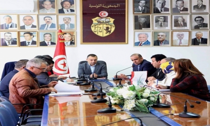 وديع الجريء يعقد جلسة عمل مع كاتب الدولة 