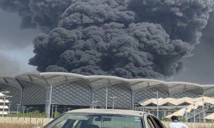 السعودية | جدة: حريق بمحطة قطار الحرمين الشريفين