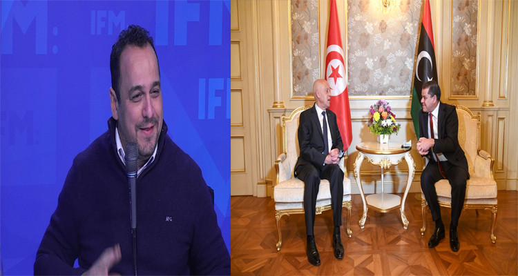 مراد الزغيدي وزيارة قيس سعيد الى ليبيا