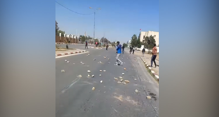 احتجاجات امام ولاية تطاوين