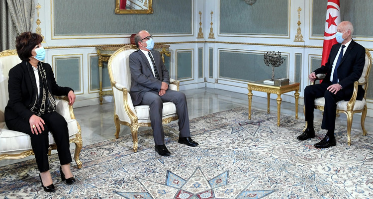 قيس سعيد ويوسف بوزاخر ومليكة المزاري