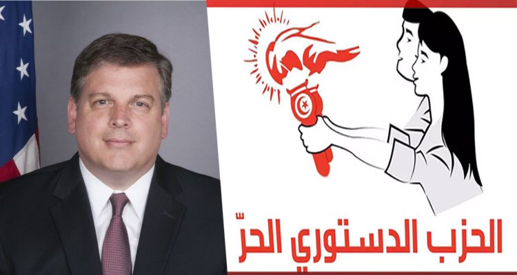 عبير موسي السفير الأمريكي تونس