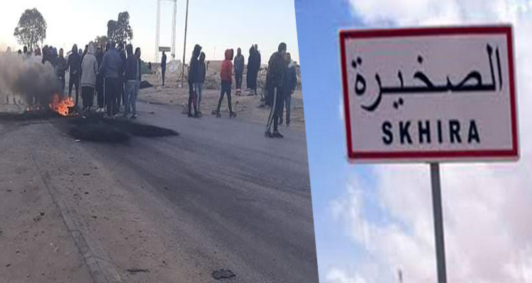 غلق المنطقة الصناعية الصخيرة