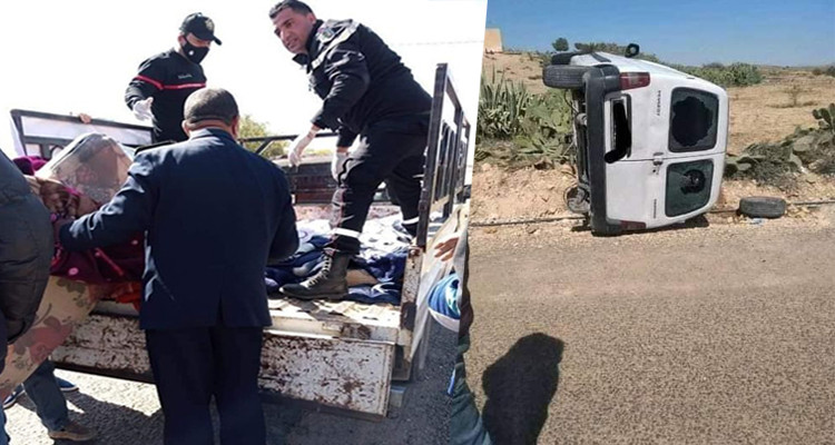 وفاة 4 أطفال حادث مرور حاسي الفريد