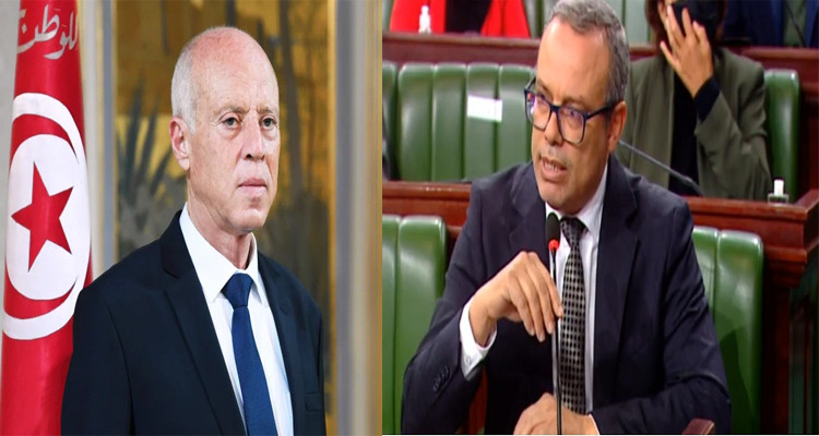 عماد الخميري وقيس سعيد