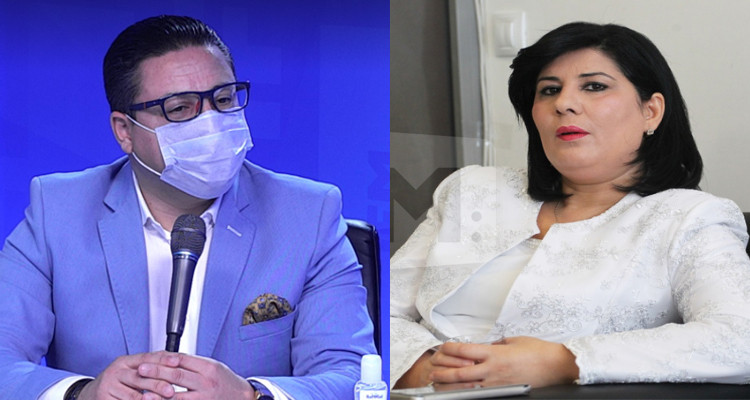 عبير موسي وهشام العجبوني