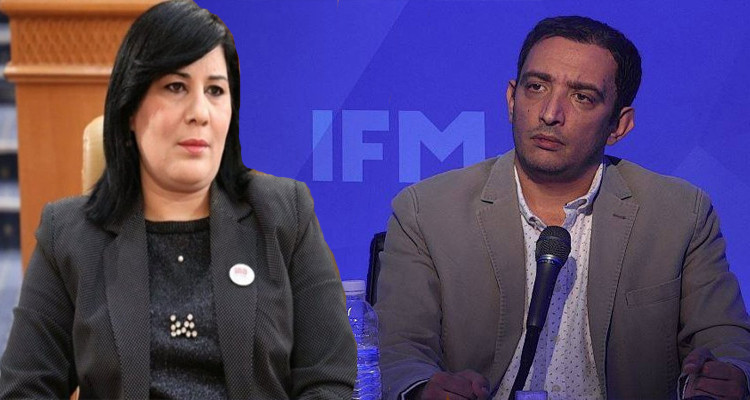 ياسين العياري وعبير موسي