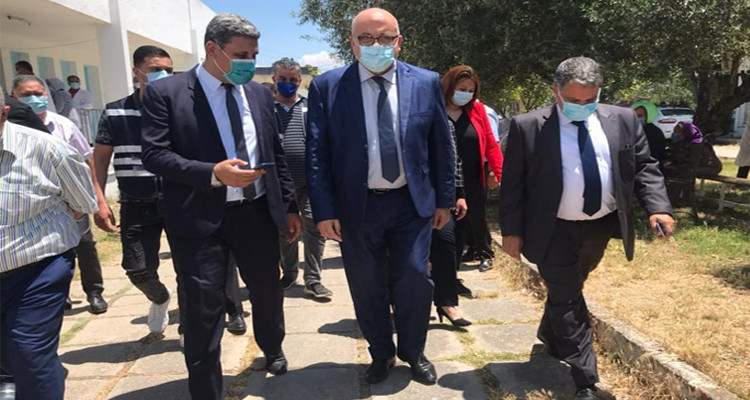 زيارة وزير الصحة الى باجة