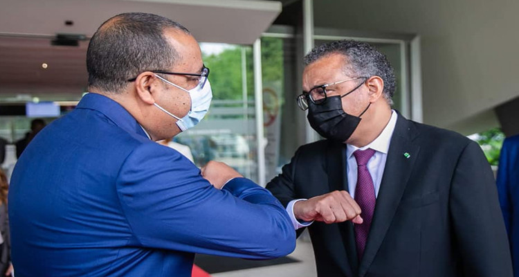 تيدروس أدهانوم غيبريسوس وهشام المشيشي