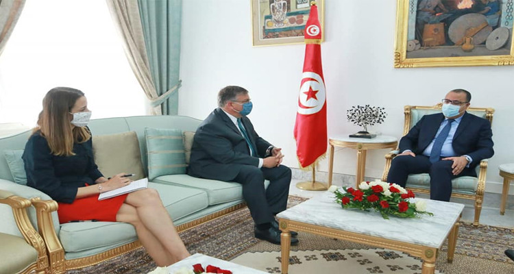 المشيشي يستقبل سفير الولايات المتحدة
