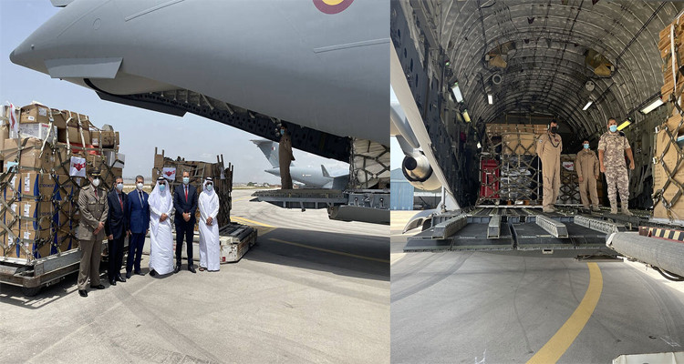 طائرتان عسكريتان قطريتان تصلان الى تونس