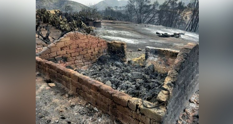 حريق غار الدماء