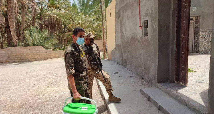 الجيش الوطني يجري عمليات التلقيح