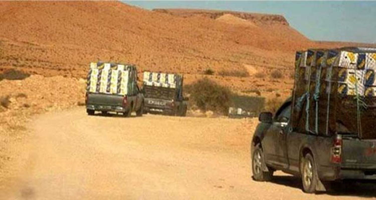 حجز بضائع مهربة