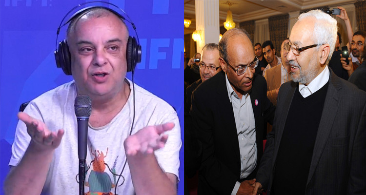 حاتم بلحاج والمنصف المرزوقي