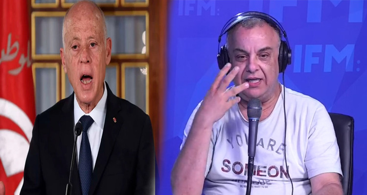 حاتم بلحاج وقيس سعيد