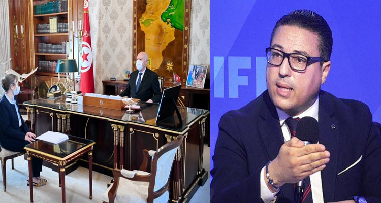 هشام العجبوني وقيس سعيد