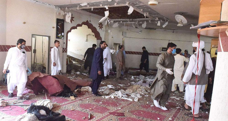 انفجار في مسجد في فافغانستان