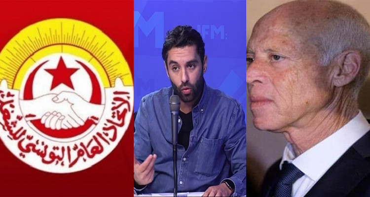 وائل التوكابري وقيس سعيد واتحاد الشغل