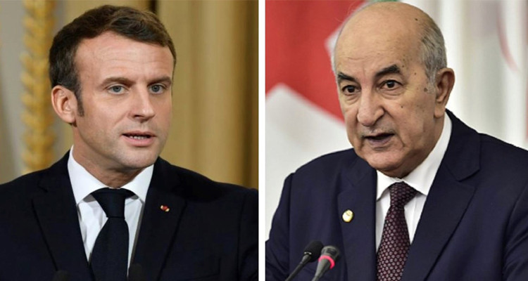 عبد المجيد تبون ومانويل ماكرون