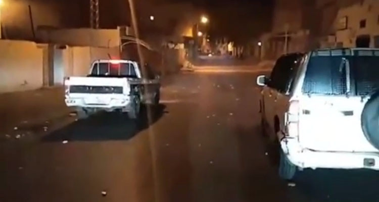 مناوشات بين الامن ومحتجين في حي النور في القصرين