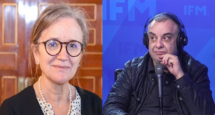 حاتم بلحاج ونجلاء بودن