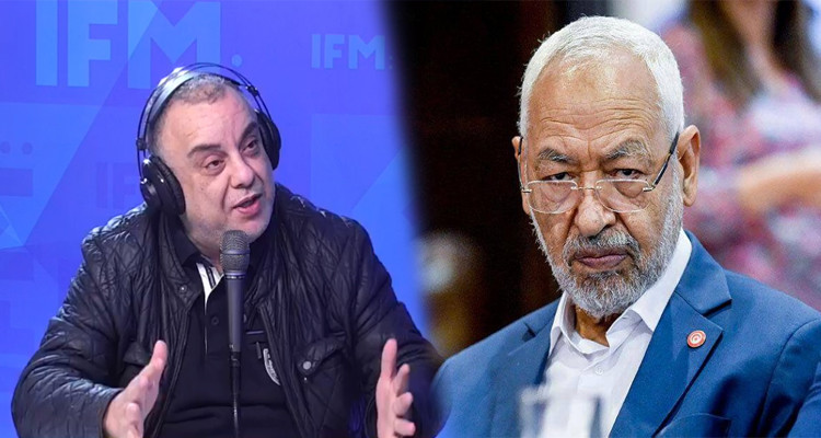 حاتم بلحاج وراشد الغنوشي