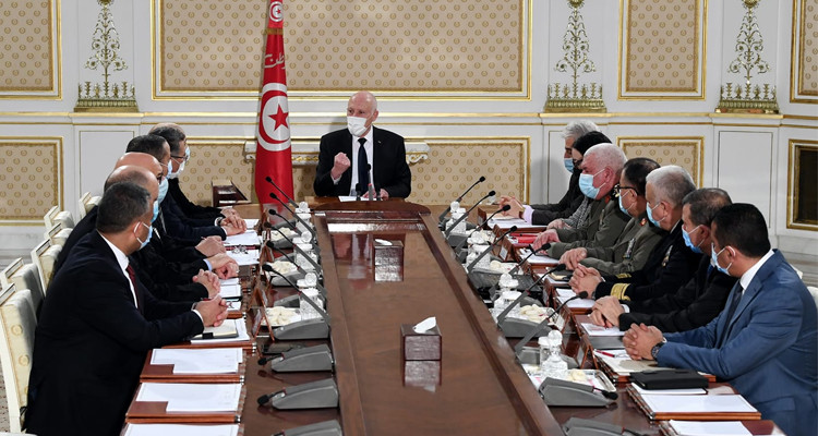 قيس سعيد يشرف على اجتماع مجلس الأمن القومي