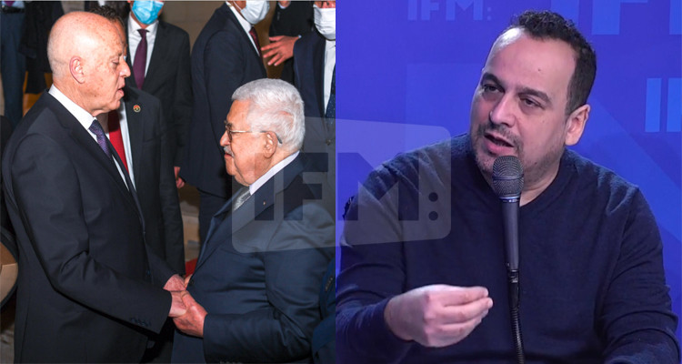 مراد الزغيدي ولقاء سعيد بمحمود عباس