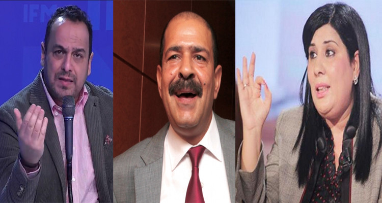 عبير موسي وشكري بلعيد ومراد الزغيدي