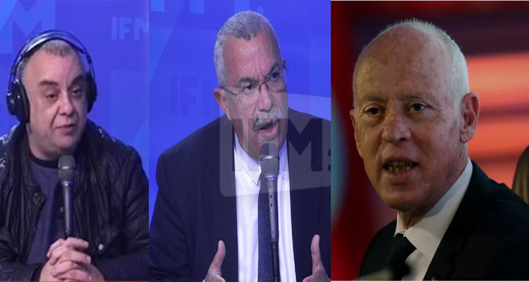 حاتم بلحاج ونور الدين البحيري وقيس سعيد