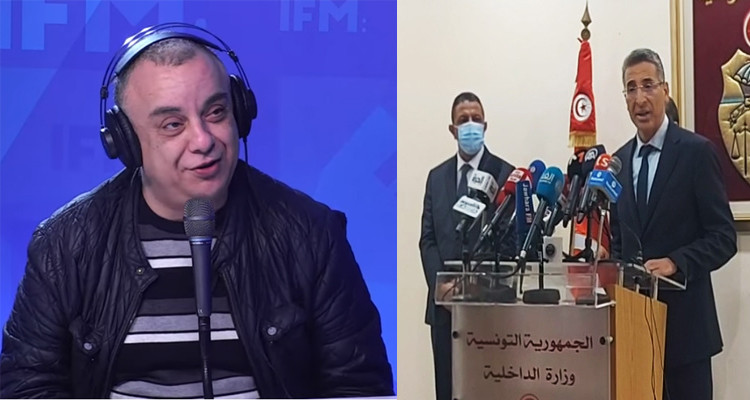 حاتم بلحاج والندوة الصحفية لوزير الداخلية