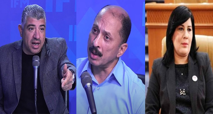 نجيب الدزيري وعبير موسي ومحمد عبو وراشد الغنوشي