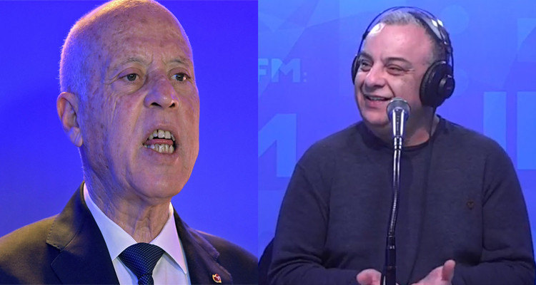 حاتم بلحاج وقيس سعيد