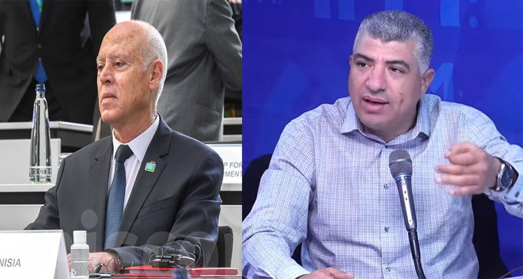 نجيب الدزيري وقيس سعيد