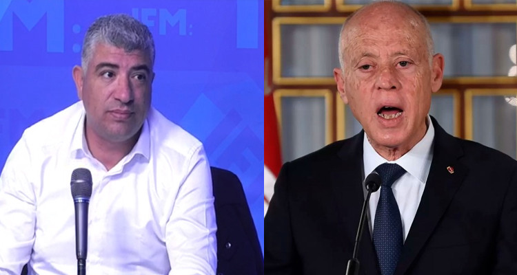 نجيب الدزيري وقيس سعيد