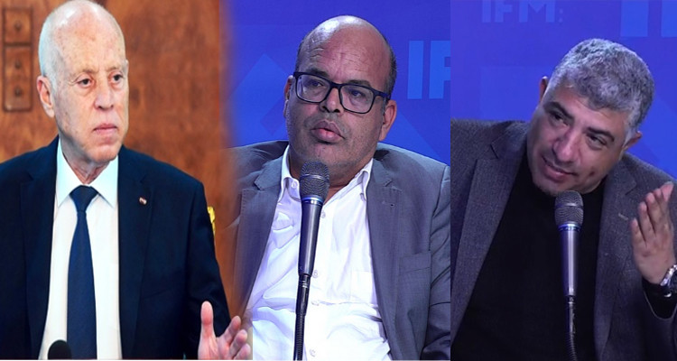 نجيب الديري ويوسف بوزاخر وقيس سعيد