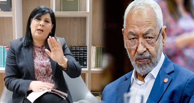 عبير موسي ترفع قضية ضد راشد الغنوشي