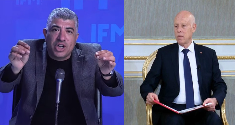 نجيب الدزيري وقيس سعيد