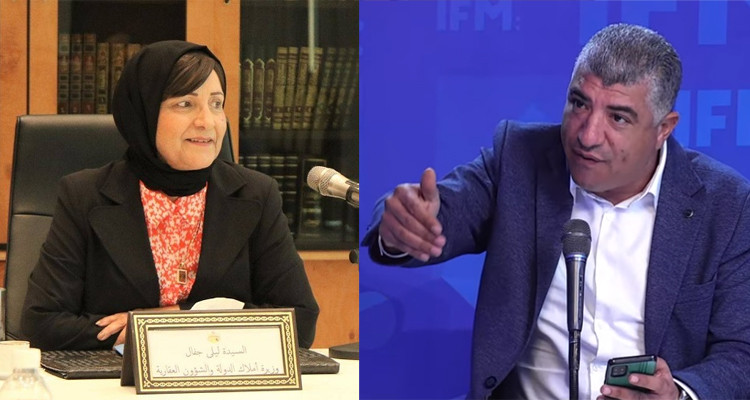 نجيب الدزيري ووزيرة العدل