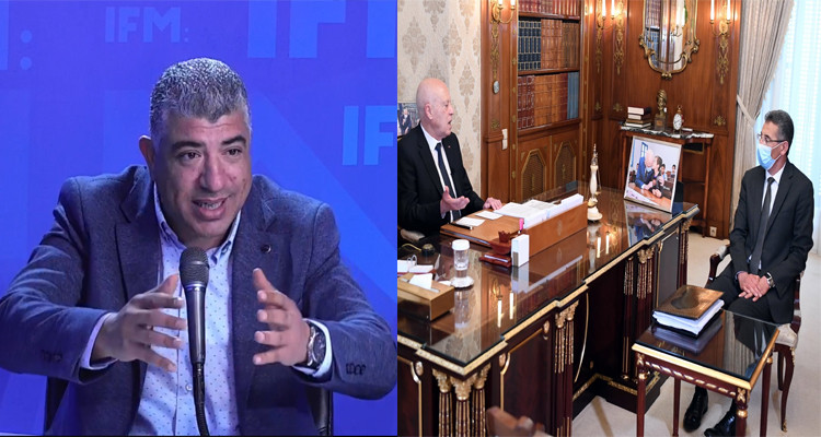 نجيب الدزيري وقيس سعيد