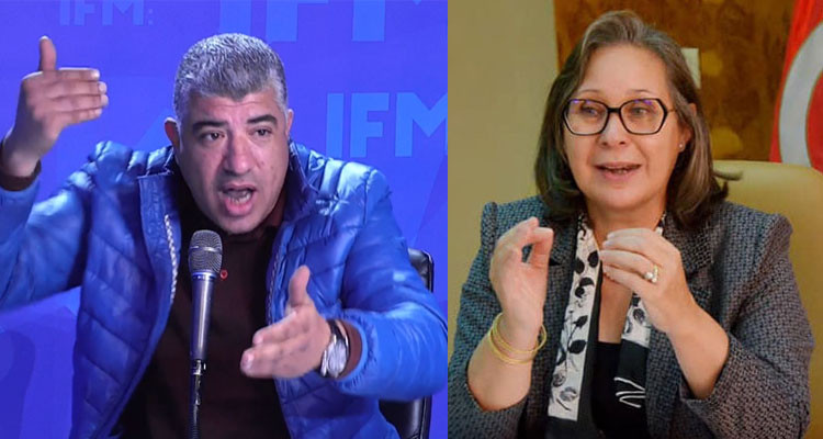 نجيب الدزيري ووزيرة الصناعة والطاقة والمناجم