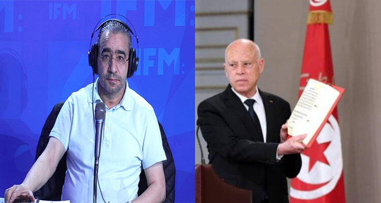منذر الضيافي وقيس سعيد